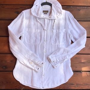 Zara Linen slim fit S Shirt